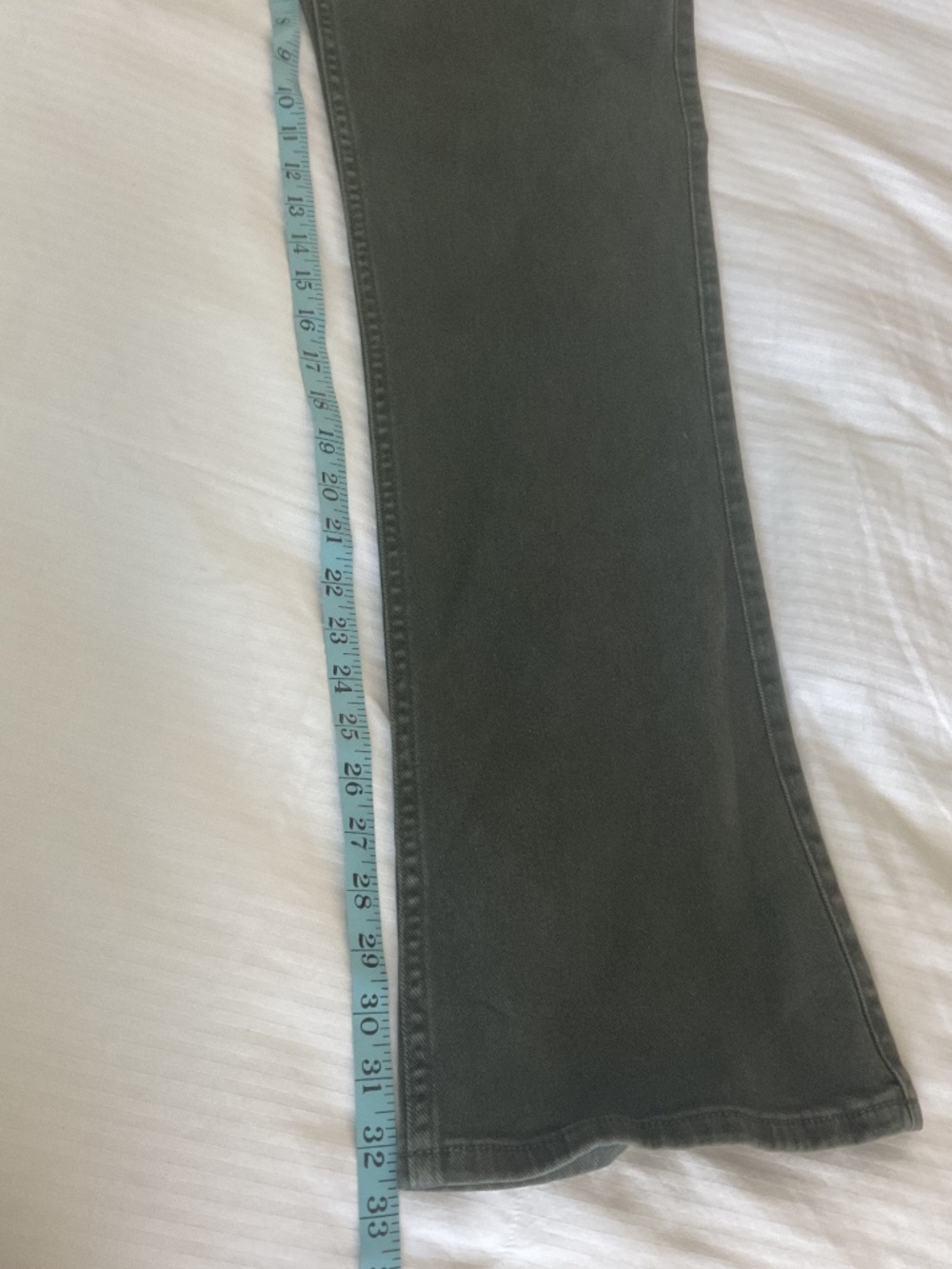 NWT Sanctuary green standard rise jeans 32 (12 to 14) - Picture 4 of 7